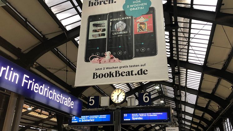 BookBeat, Berlin, Bahnhof Friedrichstraße, 2019