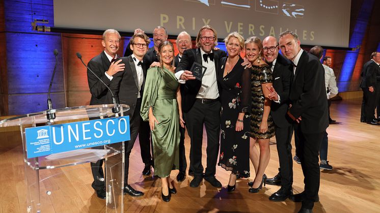 Fr v: Clas Darvik Niehku, Axel Darvik Niehku, Alex Taylor (konferencier)  Charlotte Darvik Niehku  Patrik Strömsten Niehku, Erik Nissen Johansen Stylt, Elisabeth Johansen Stylt, Carolina Dyrö Stylt, Andreas Hagersjö Stylt, Magnus Stenberg Stylt.