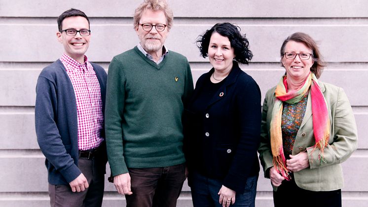 Fredrik Hanell, Thomas Hansson, Mätta Ivarsson och Angela Everbäck.