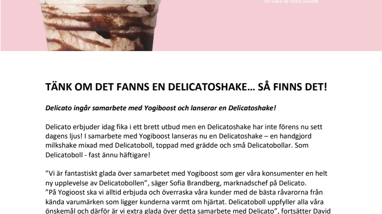 TÄNK OM DET FANNS EN DELICATOSHAKE… SÅ FINNS DET!