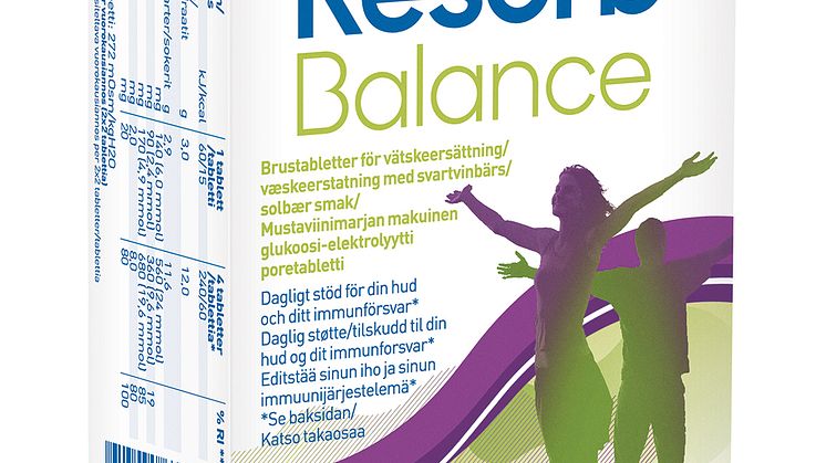 Vätskebalansen är viktig för vårt välbefinnande, då kroppen består av 60% vätska.