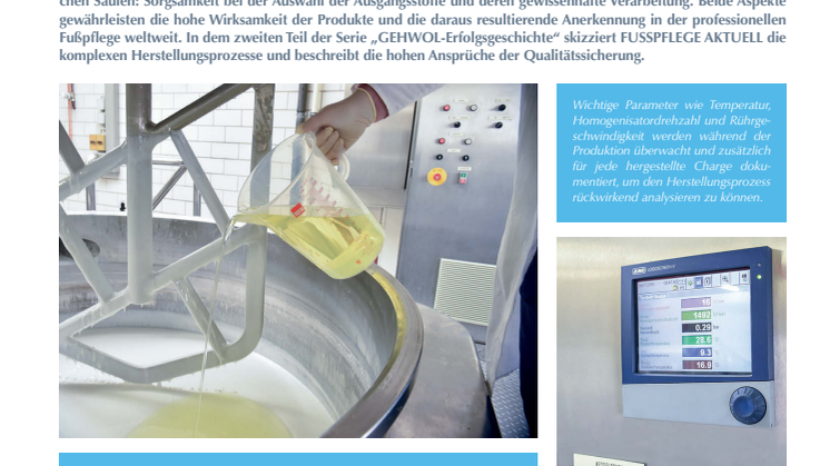 Die GEHWOL-Erfolgsgeschichte: Sicher und wirksam zugleich