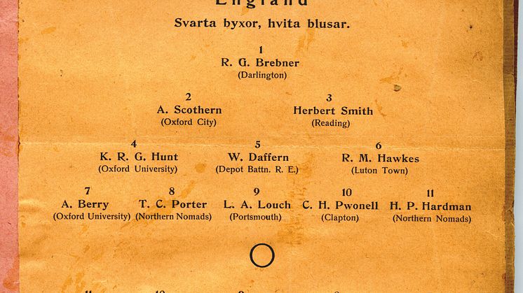 Matchprogram 1908