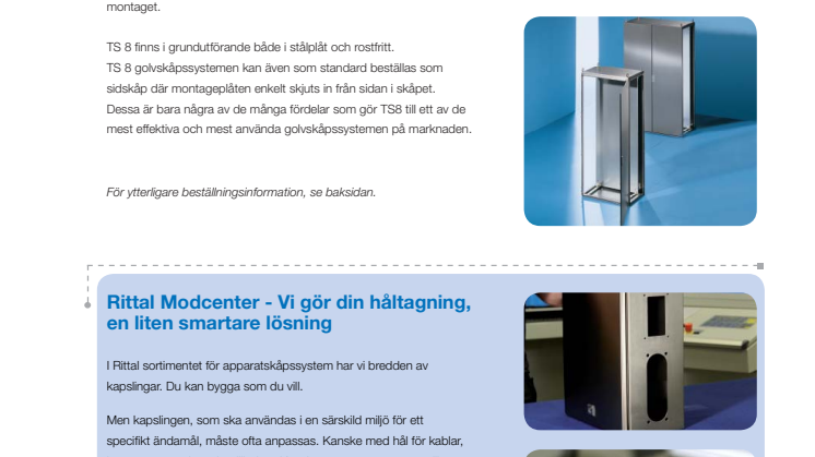 Golvskåpssystem TS 8