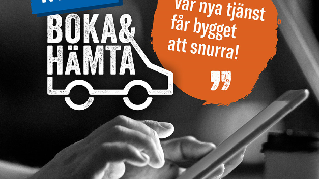 Woody Bygghandels nya tjänst Boka & Hämta.