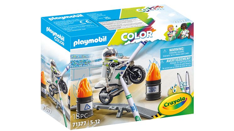 Motorrad (71377) von PLAYMOBIL Color