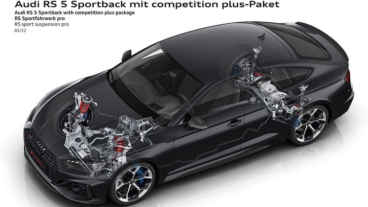 Audi RS 5 Sportback med competition plus pakke (Sebringsort krystaleffekt)