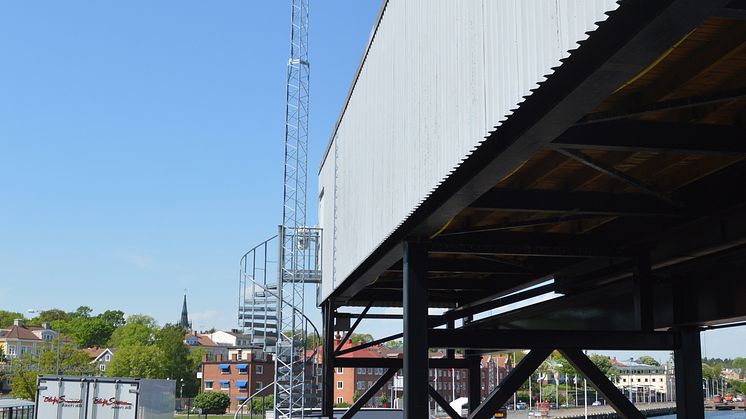 Smålandshamnar Oskarshamn - Först i Sverige med Titan LED mastbelysning