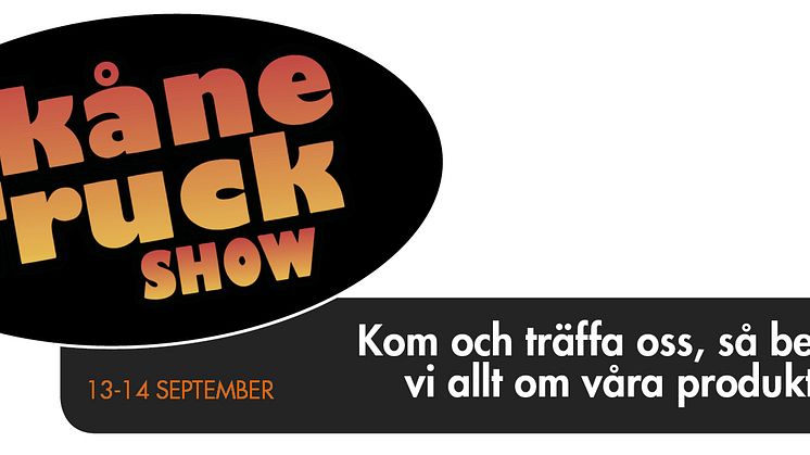 Arom-dekor Kemi finns på plats på Skåne Truck Show