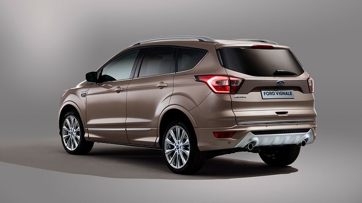 Bemutatkozik a sorozatgyártásra kész Ford Kuga Vignale. A Ford Vignale termék- és fogyasztói élmény egy exkluzív kivitelű SUV-modellel gazdagodik