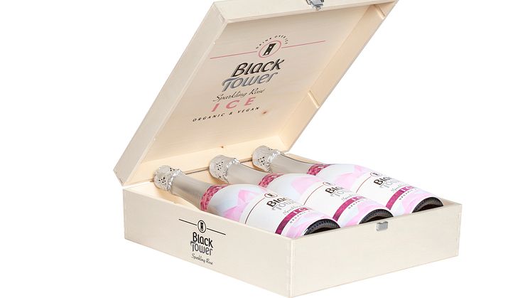 Black Tower Sparkling Ice 3-pack trälåda