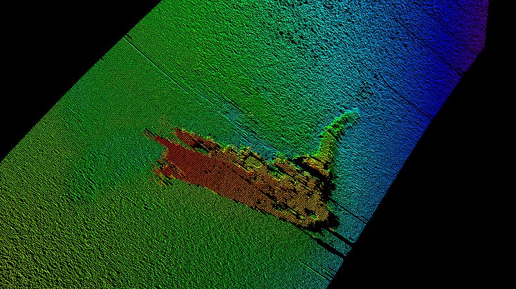 Bathymetric images of the Nessie model, created this week using the data captured from Kongsberg Maritime Ltd’s MUNIN AUV