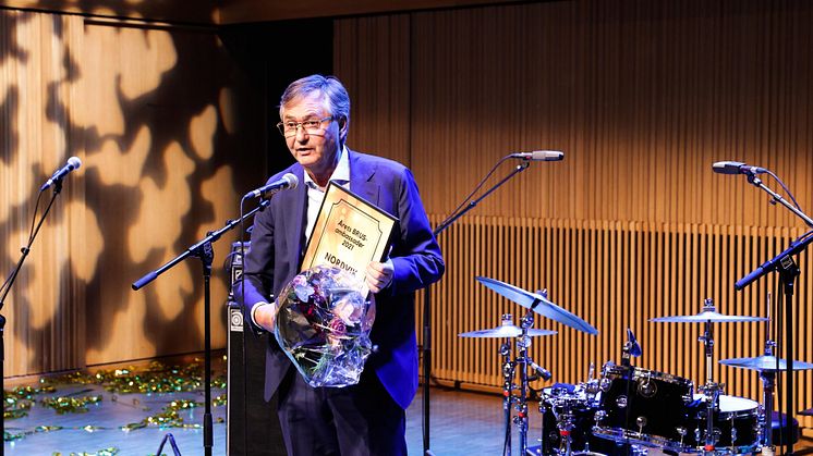 Årets BRUS-ambassadør: Konsernleder Thor Allan Nordvik fra Nordvik Gruppen AS. Foto: Drone Nord AS. Høyoppløselig bilde i bunnen av artikkelen.