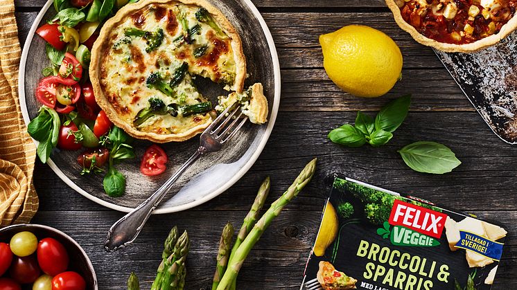 Fyra nya vegetariska pajer från Felix Veggie bland höstens godaste lanseringar.