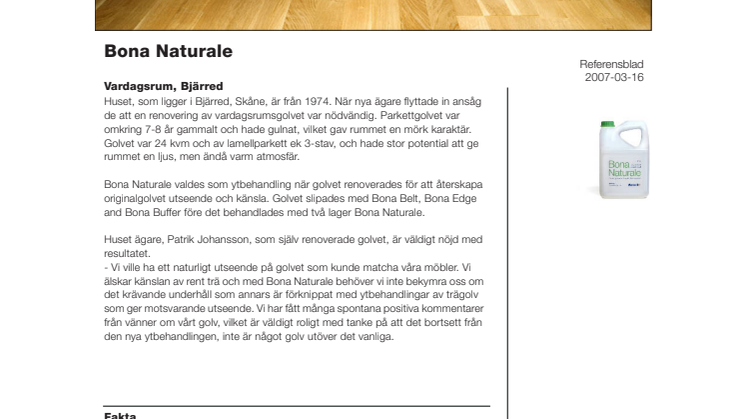Bona Naturale i Bjärred