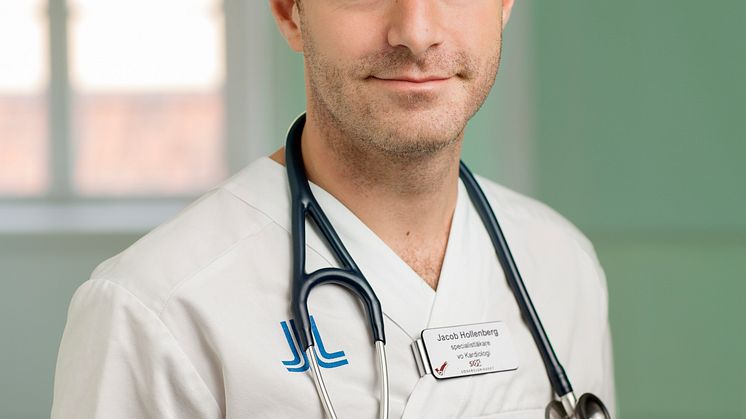 Jacob Hollenberg, docent och överläkare i kardiologi samt chef för Centrum för hjärtstoppsforskning vid Karolinska Institutet.