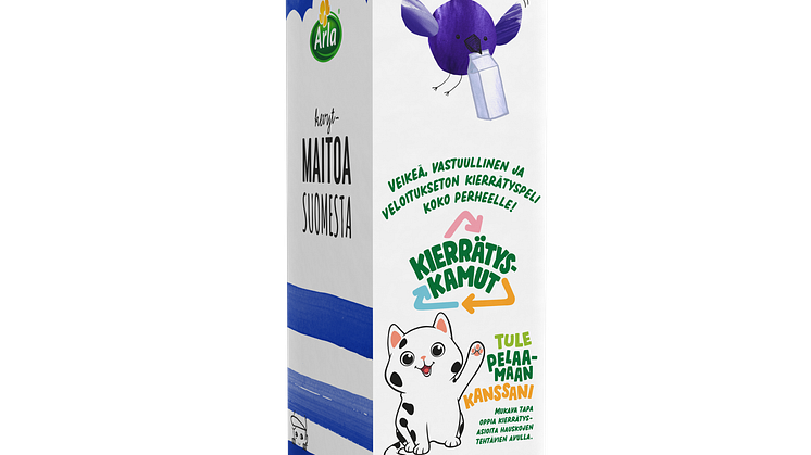 Arla: Kierrätyskamut maitotölkissä 