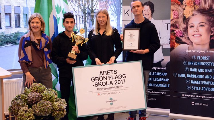 Almåsgymnasiet årets Grön Flagg-skola