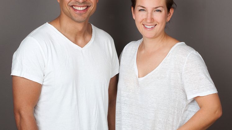 Marcel Aponno, specialist i allmänmedicin och verksamhetschef, och Veronika Andersson, platschef Hälsocenter Läkarhuset Göteborg.
