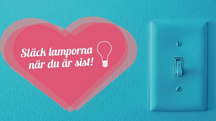 Släck lamporna när du är sist