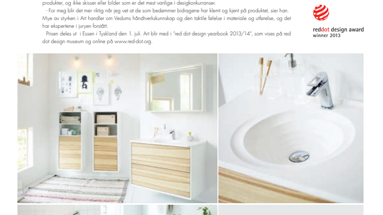 Vedums nye Art vinner i ”red dot design award”