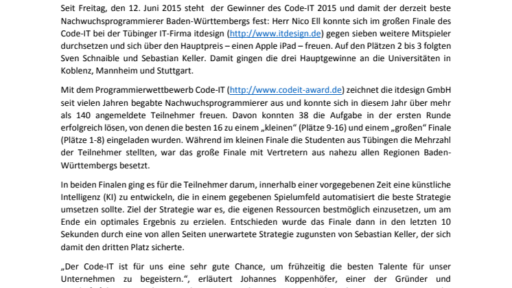 Das Herz der Informatik schlägt in Baden-Württemberg 