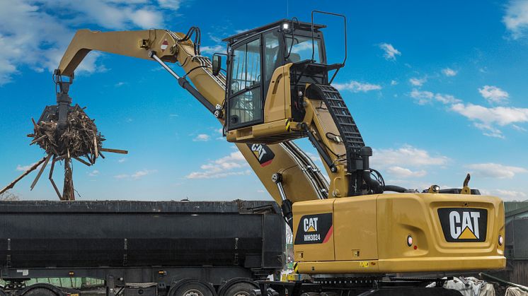 Cat MH3024 materialhanterare - avfallshantering