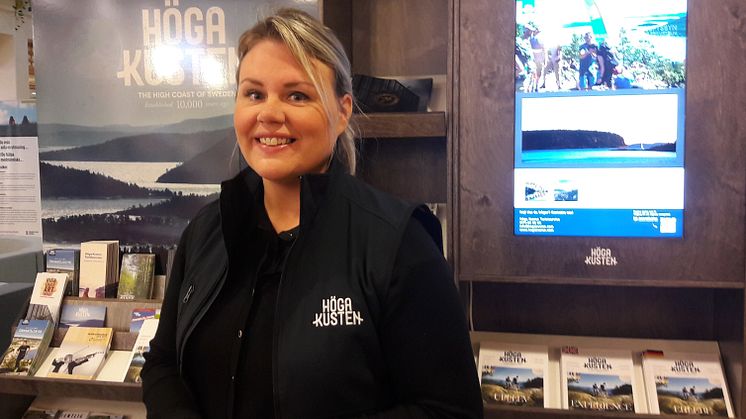 Maria Lundkvist, verksamhetsledare på Höga Kusten Turistservice, ser fram emot att prata om turistservicens utveckling på Visitas Destinationsdagar. 