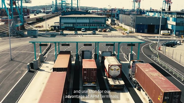 Martin Karlsson är nytillsatt som operationellt ansvarig på APM Terminals Gothenburg