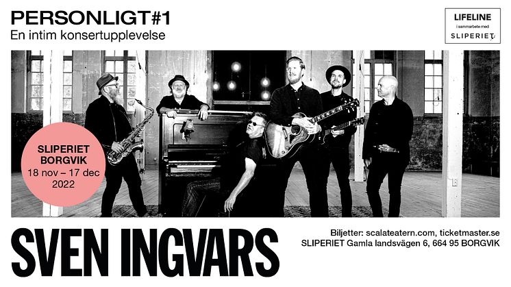 PERSONLIGT med Sven Ingvars - En intim konsertupplevelse på Sliperiet