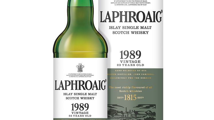Laphroaig lanserar exklusiv nyhet för Norden