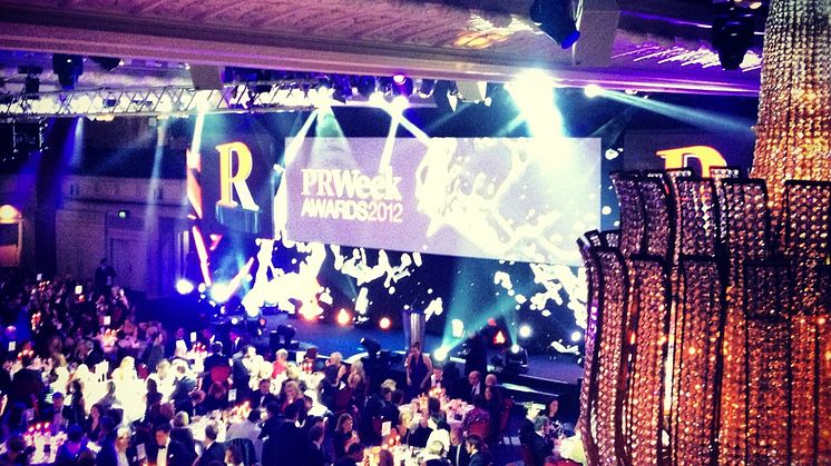 Mynewsdesk bestow the Global PR award at the PR Week Awards