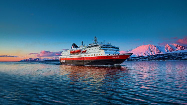 In recent years, Hurtigruten has made significant upgrades to its fleet. MS Nordlys is now being converted into a hybrid ship, the company’s fourth. Photo: Ole C. Salomonsen.