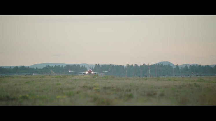 Boeing 737-800 letter fra OSL