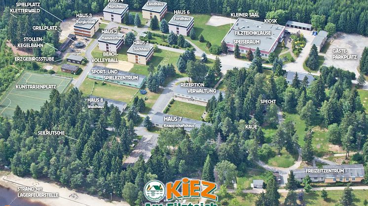 Lageplan KiEZ "Am Filzteich"