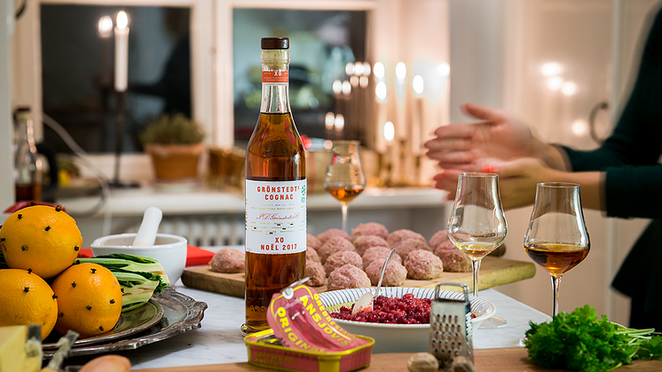 ​Grönstedts XO Noël 2017 passar både före och efter köttbullarna.