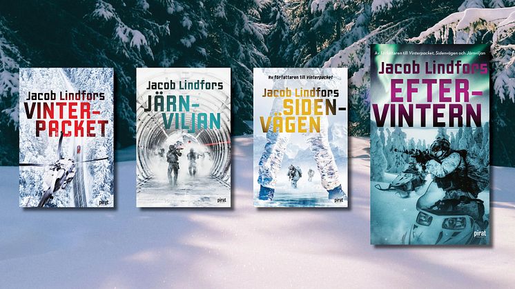 Jacob Lindfors serie Operation Vinterpacket. Omslag: Niklas Lindblad, Mystical Garden Design