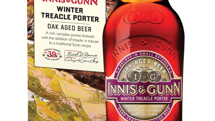 Innis & Gunn släpper sin första ekfatslagrade porter med melass. 