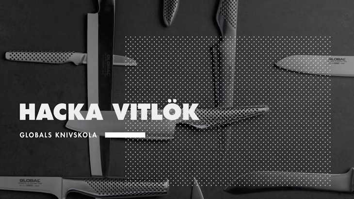 Globals knivskola: Hacka vitlök