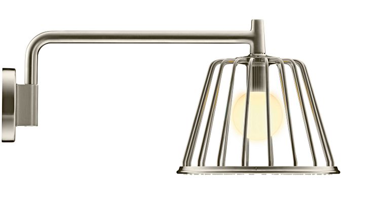 Axor_LampShower_by Nendo_Wall_Brushed_Nickel