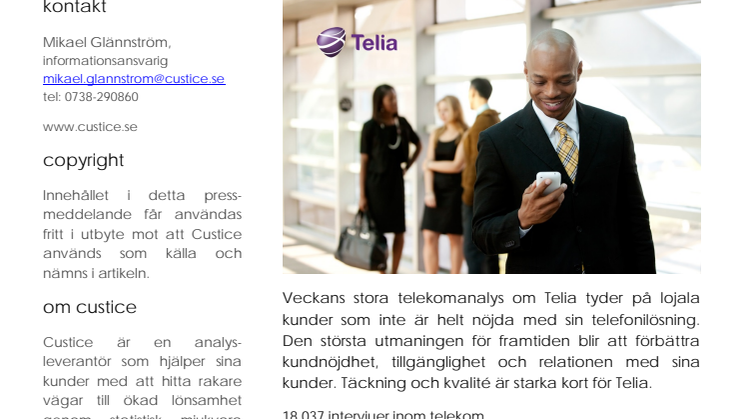 Stor telekomanalys om Telia