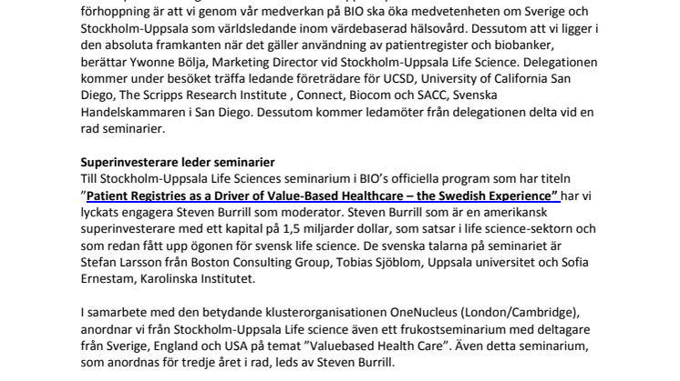 Life science i Sverige på världens största branschmässa