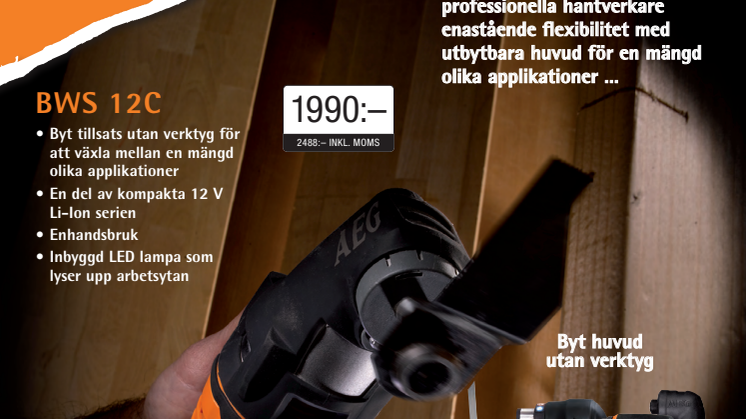 AEG Multiverktyg flygblad