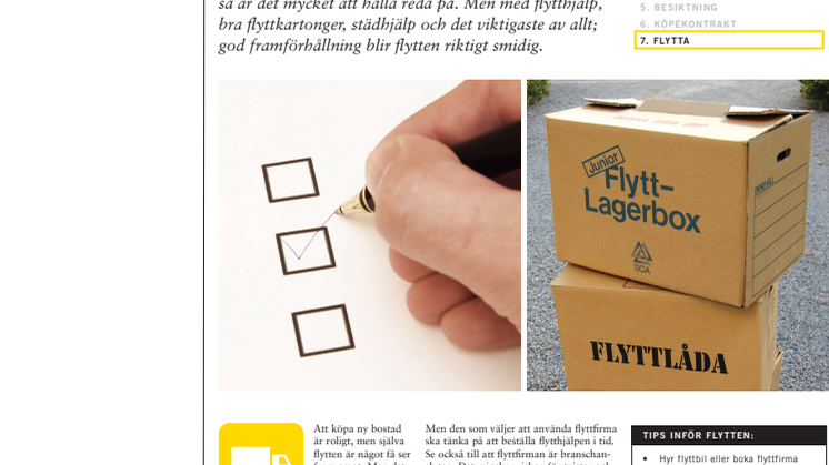 Köparskola: 7. Flytta