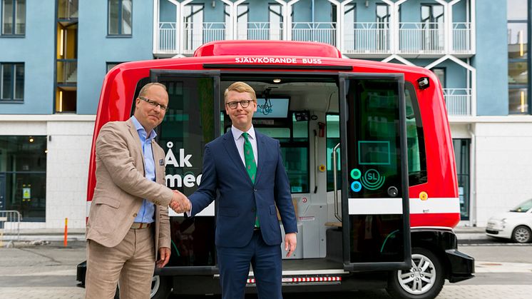 Världens mest moderna stadstrafik presenterades i Barkarbystaden