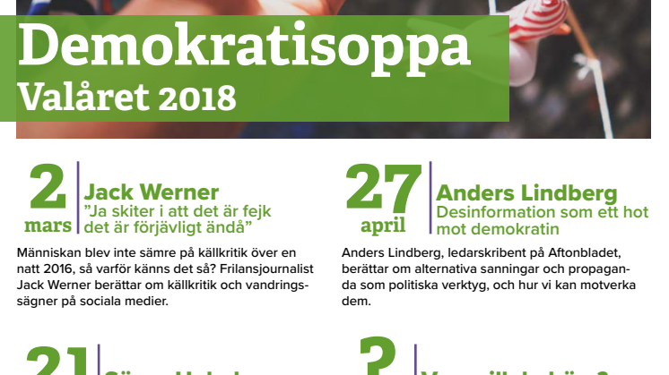 Demokratisoppa valåret 2018
