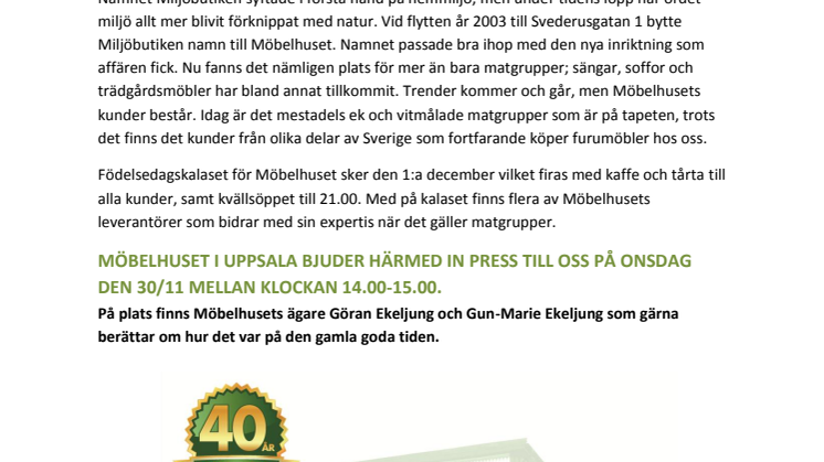 40-årsjubileum