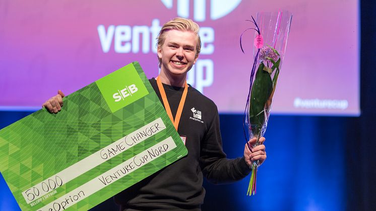 Albin Mannberg medgrundare av PreOption. Foto: Hampus Carlson
