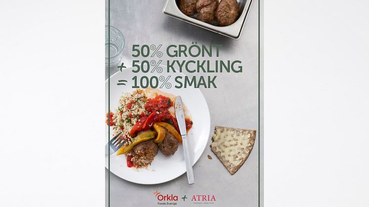 Atria Foodservice och Orkla FoodSolutions krokar arm för att tillsammans hjälpa våra kunder på vägen till det klimatkloka köket.