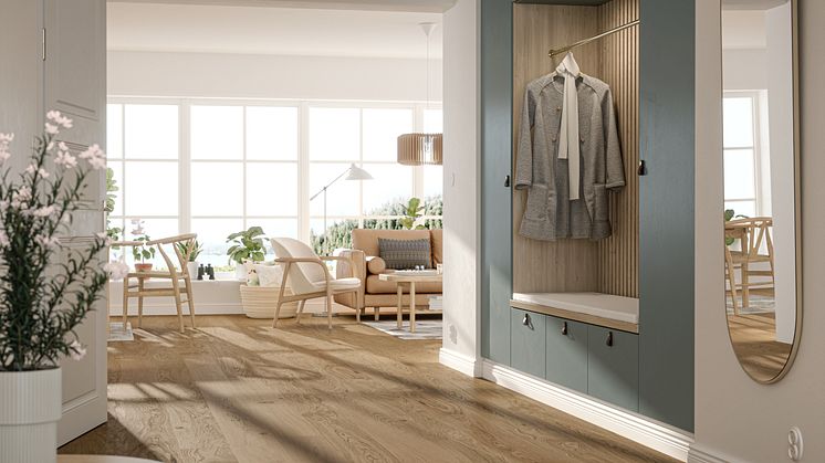 Bjelin's hardened wood flooring.